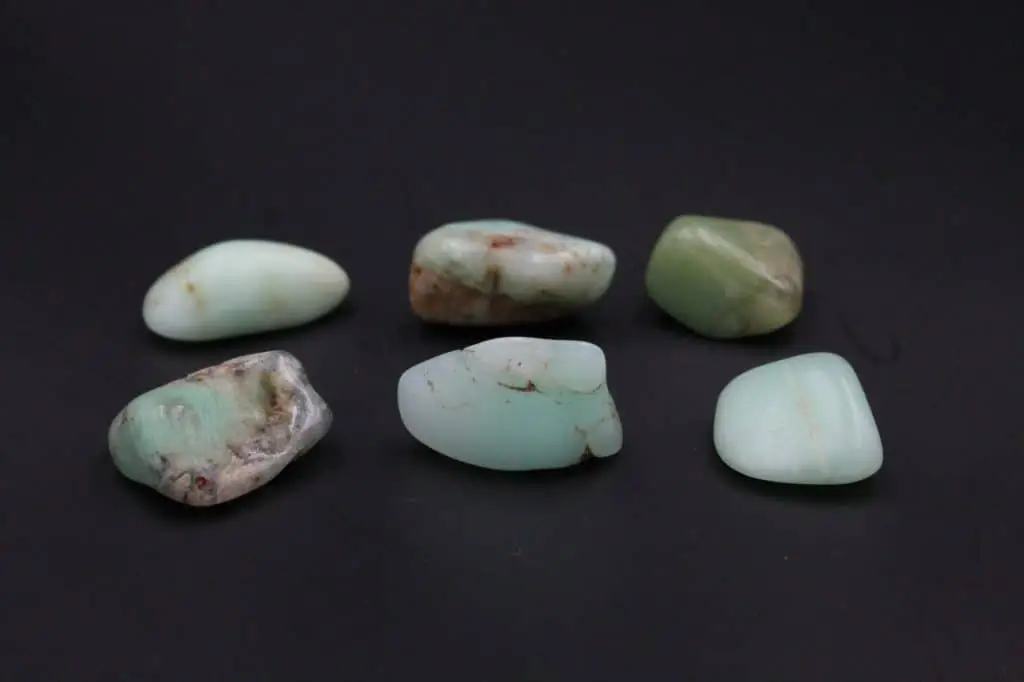Chrysoprases issues de mines équitables - Maât Vitae