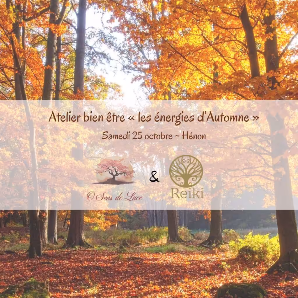 Atelier bien-être : Les énergies d’automne